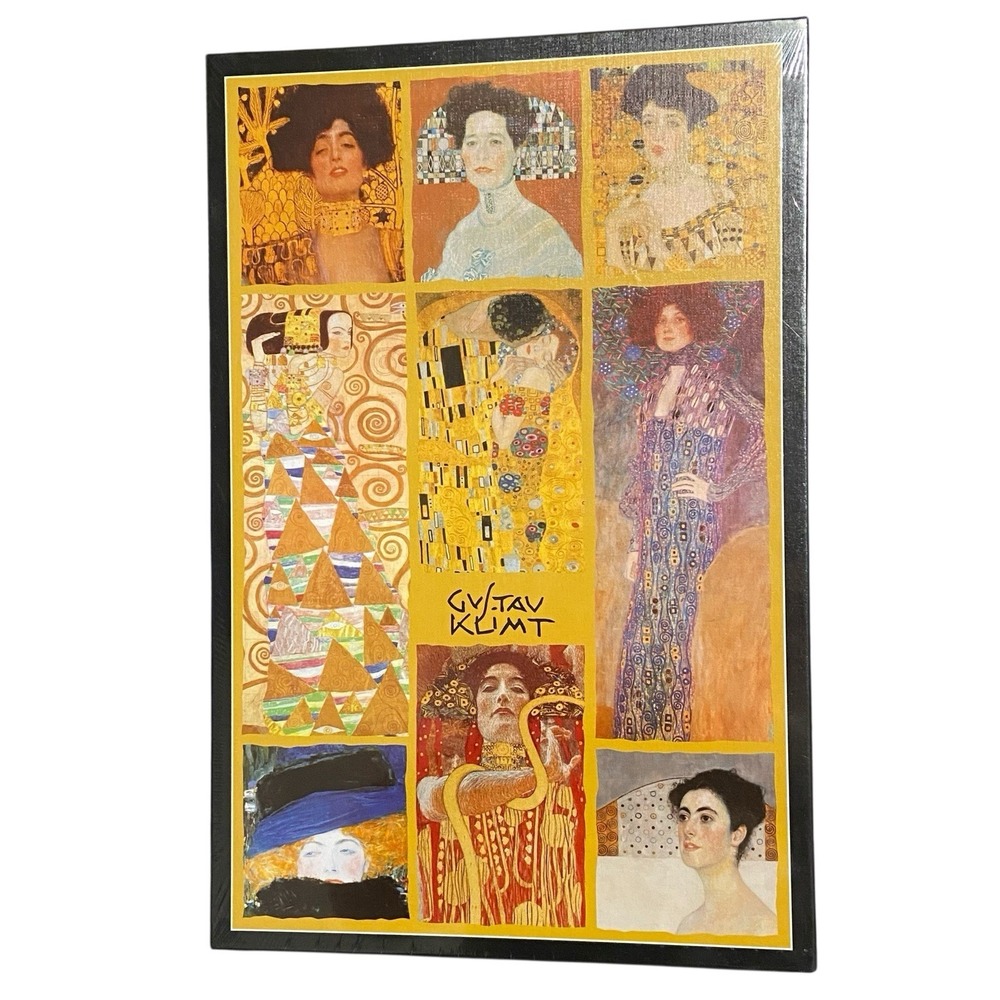 Gustav Klimt "Ladies" 1000 Piece Piatnik Austria Jigsaw Puzzle 26.5x 17.4 in NEW